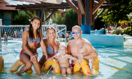 Bilet de familie la spa (2 adulți + 2 copil) cu utilizare a saunei - perioadă normală