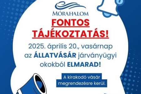 Elmarad az állatvásár