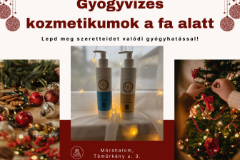 Gyógyvizes kozmetikumok a fa alatt