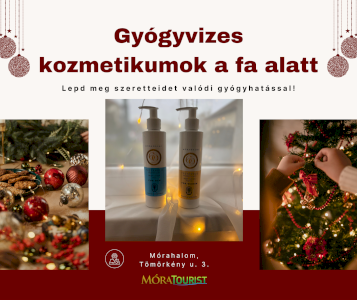 Gyógyvizes kozmetikumok a fa alatt