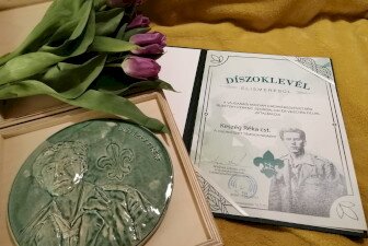 Irodánk munkatársát cserkész díjjal jutalmazták