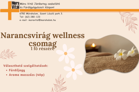 Pachet wellness cu flori de portocal