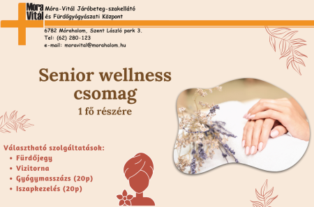 Senior wellness csomag - 1 fő részére
