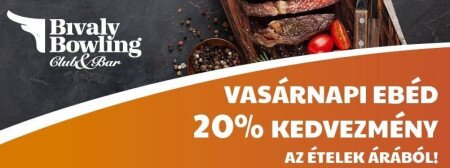 Városkártya kedvezmény a Bivaly Bowlingban