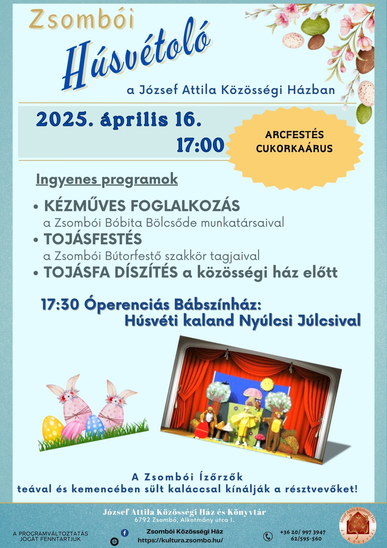 Zsombói Húsvétoló plakát