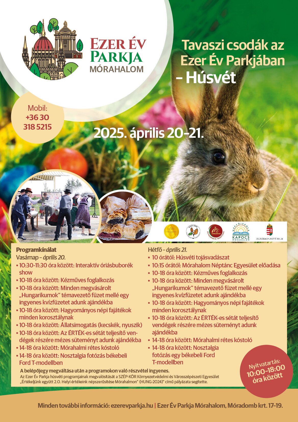 Ezer Év Parkja Húsvéti plakát