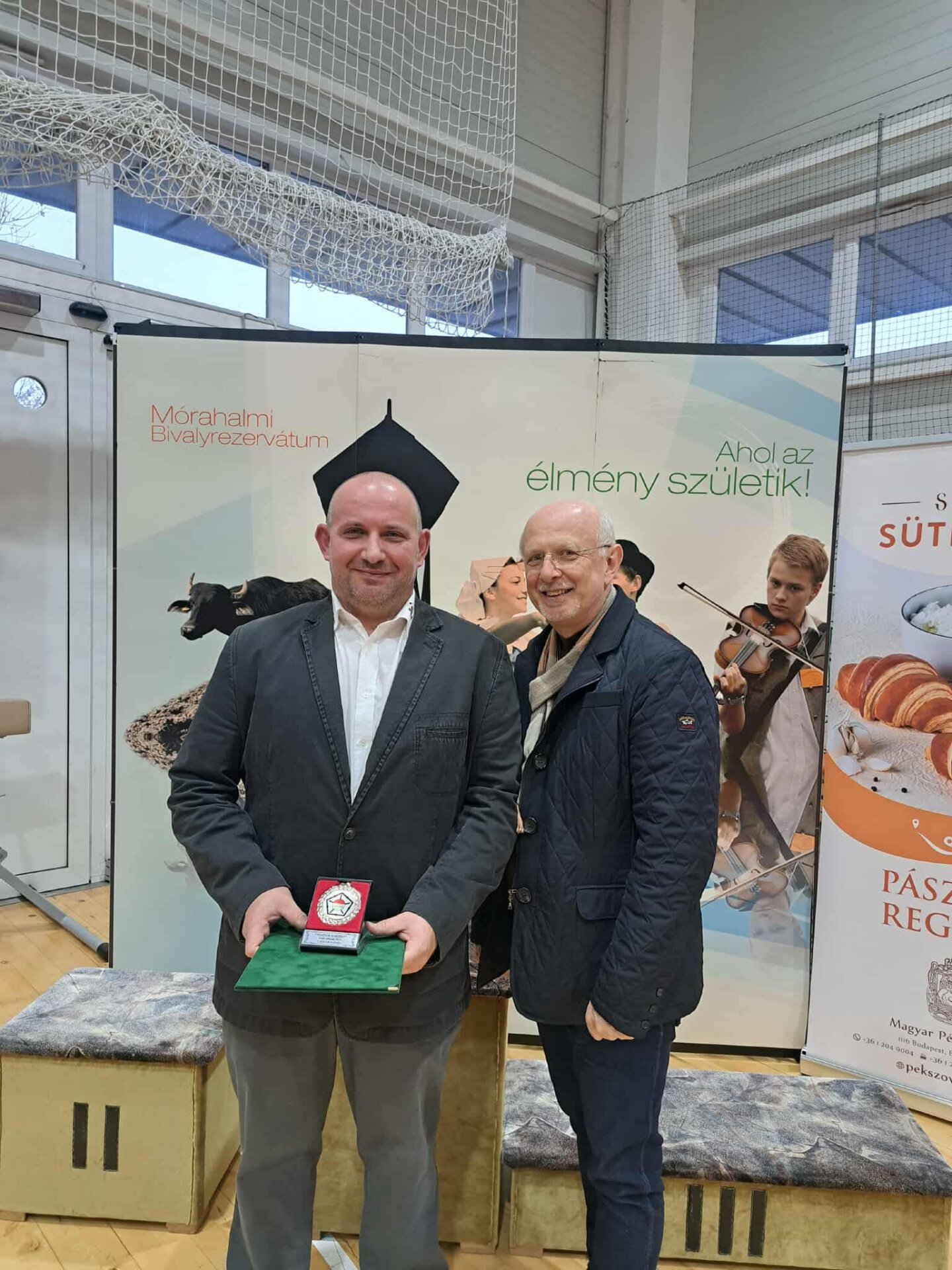 Csiszár Dániel és Nógrádi Zoltán polgármester