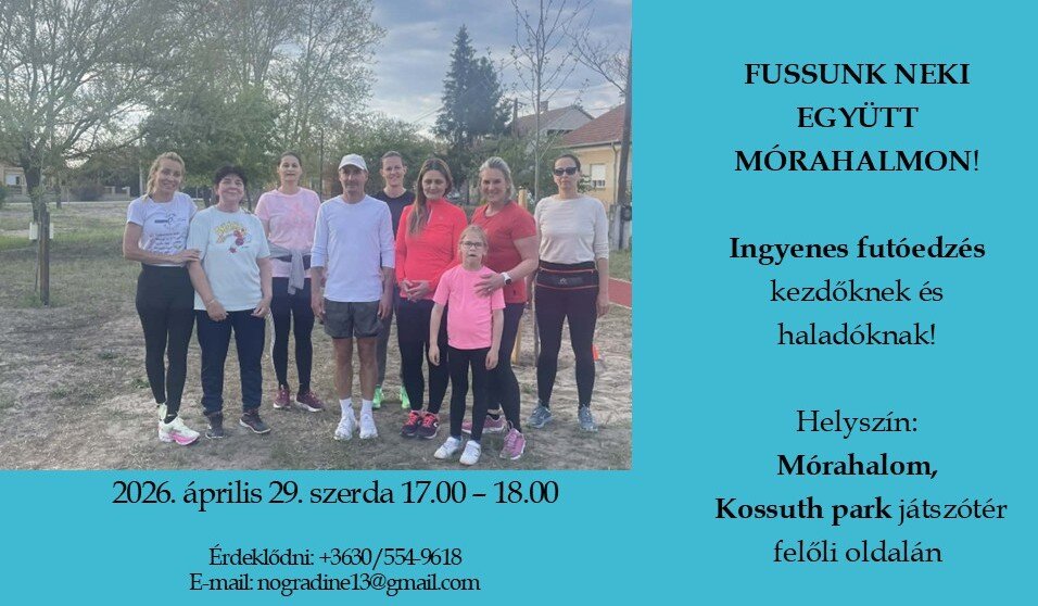 Dobjuk fel a szerda délutánt egy közös futással!