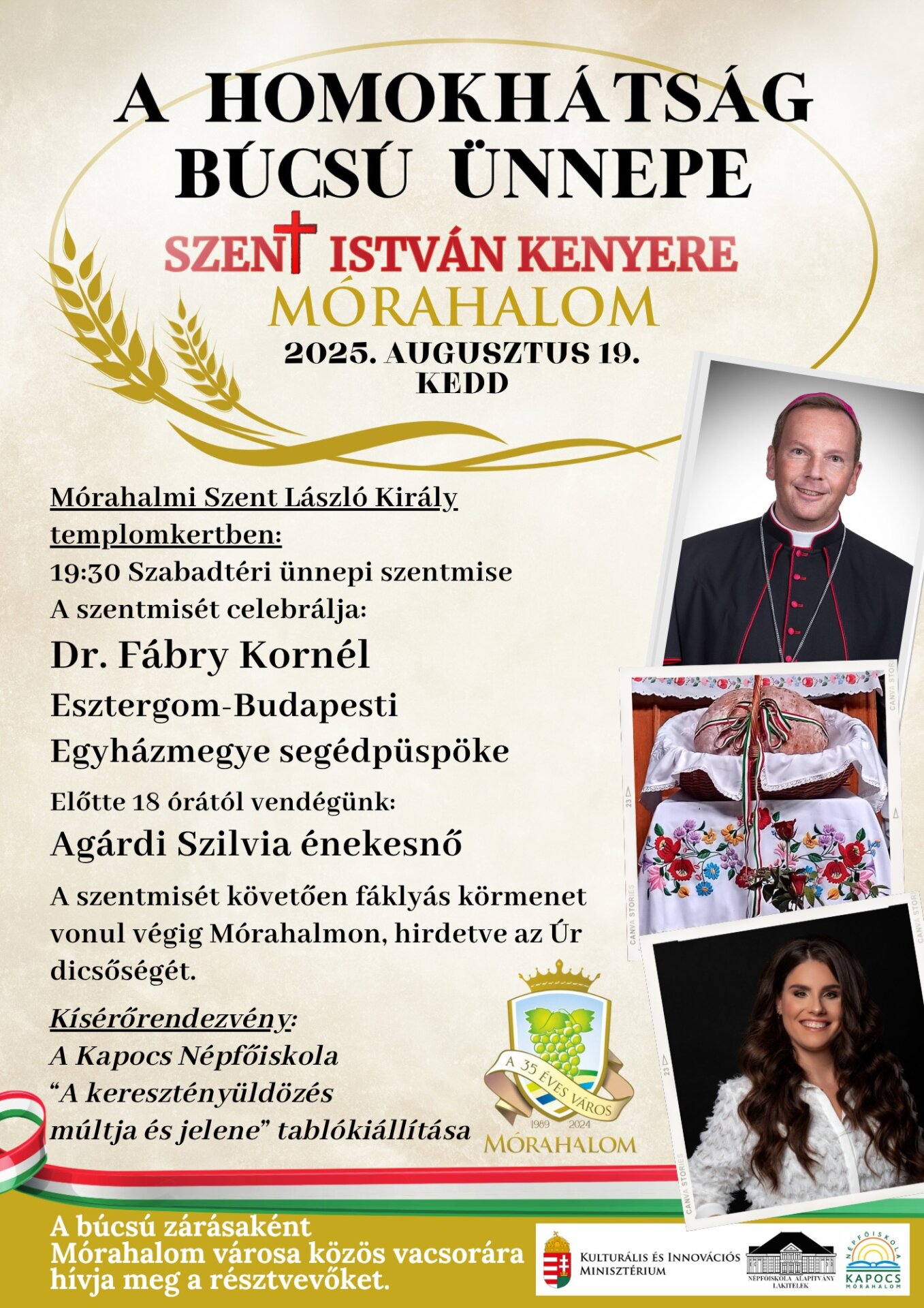 Legyen a vendégünk a Homokhátság Búcsú ünnepén!