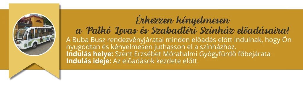 Patkó Lovas és Szabadtéri színház plakát