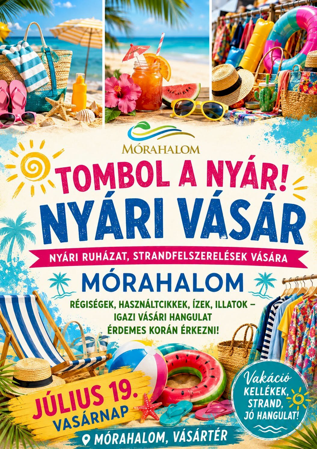 Nyári vásár Mórahalmon!